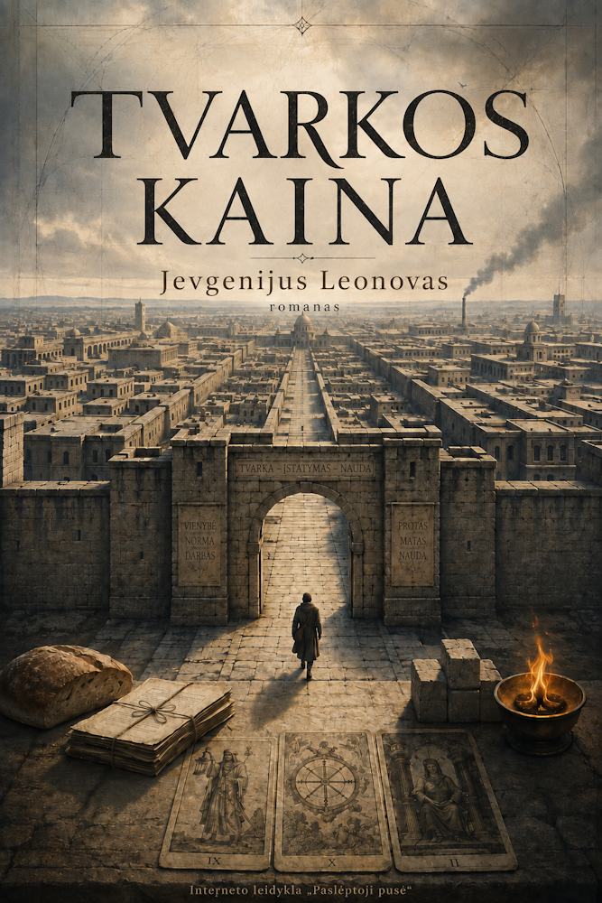 „Tvarkos kaina“ – filosofinis romanas-parabolė apie miestą, mokantį išgyventi.